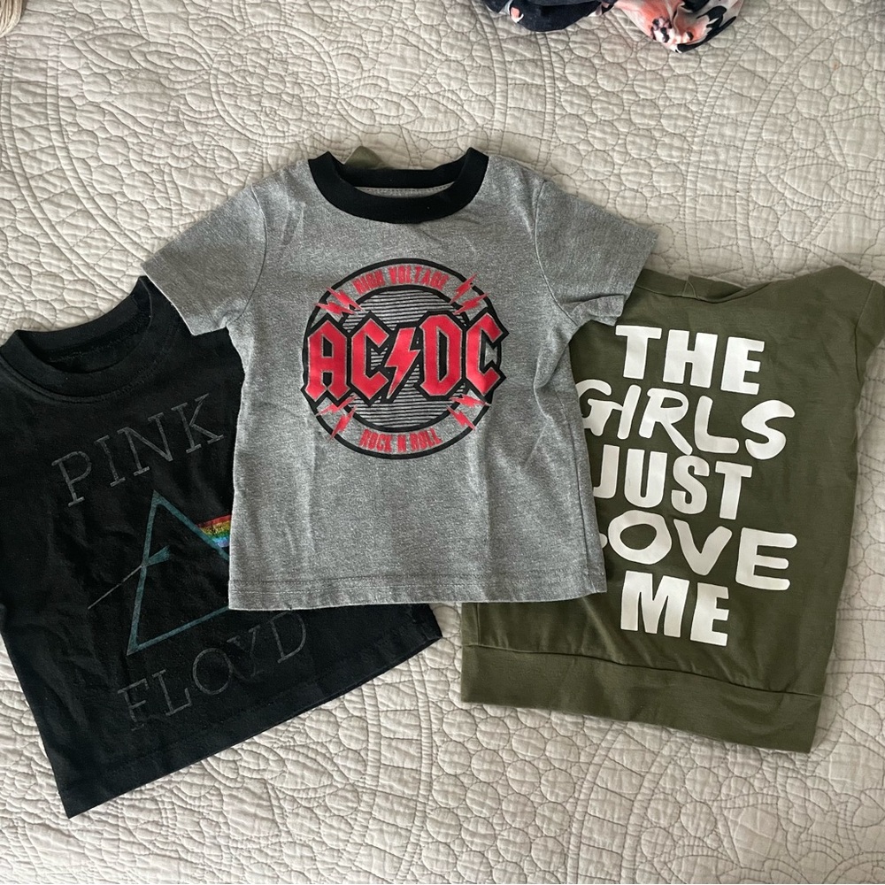 Toddler Rocker Vibes Shirt Bundle (12 months) 🤘